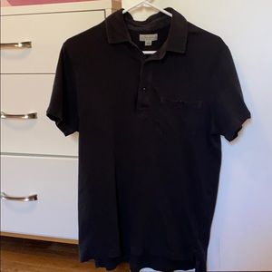Black JCrew knit polo